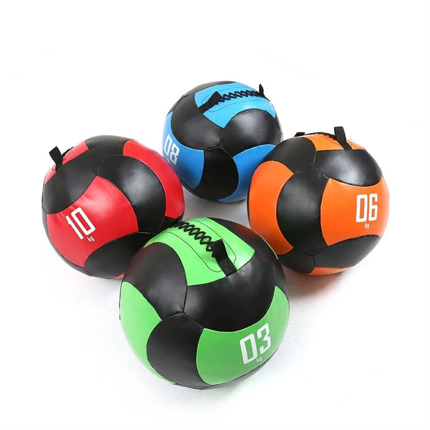 Home Fitness Gym PVC Sand Professional Wall Ball Medicine Ball for Crossfit