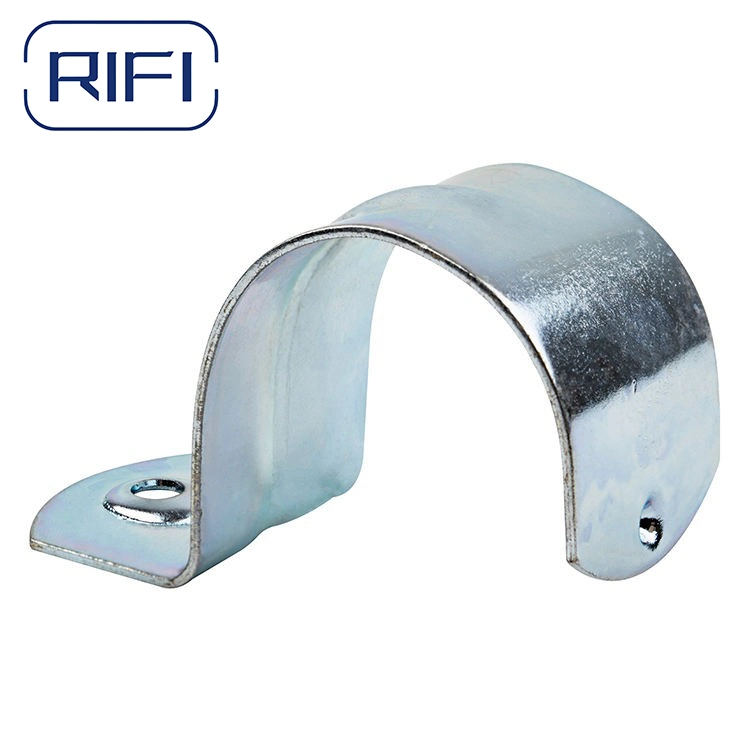 EMT Conduit Strap Galvanized Steel Elcectrical Conduit Fittings One Hole Strap