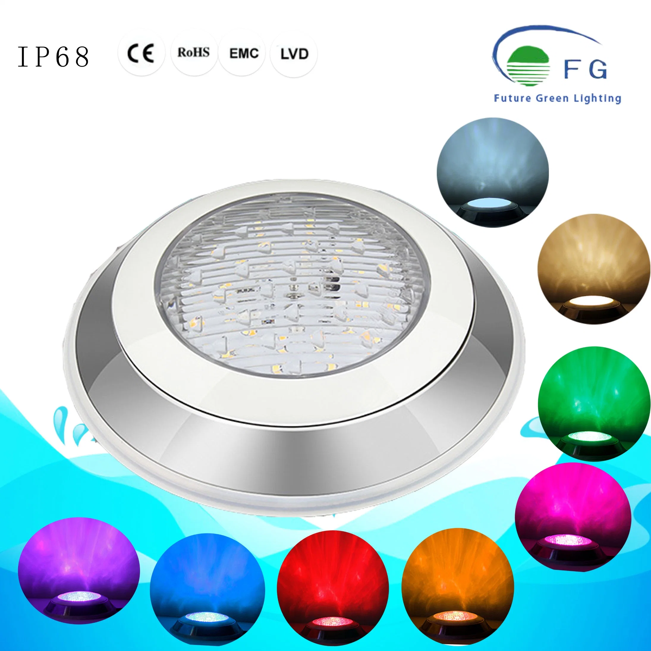 16million Color 12W RGB+CCT LED Underwater Swimming Lamp