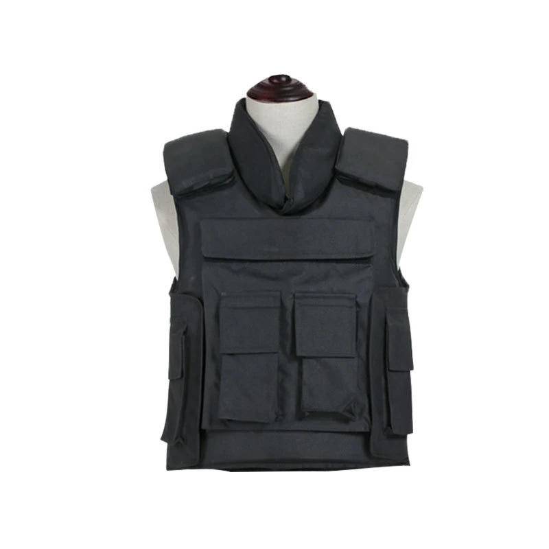 Chaleco de seguridad de la defensa Stabproof resistir motín Paintball combate blindados cuerpo táctico de aramida PE 9mm. 44 chaleco antibalas