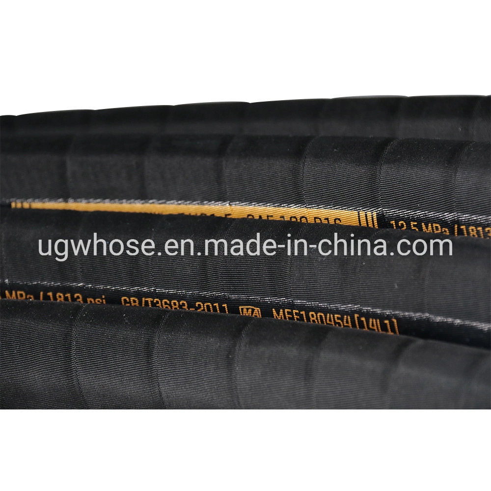 En853.856 SAE R1. R2.4sh4sp, R12. R13. R15 High Pressure Steel Wire Braided Hydraulic Hose Pipe