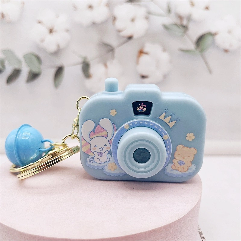 Cartoon Cartoon Cámara Colgante de coche llavero Mochila Colgante Sanrio Cinnamoroll PomPom Purin