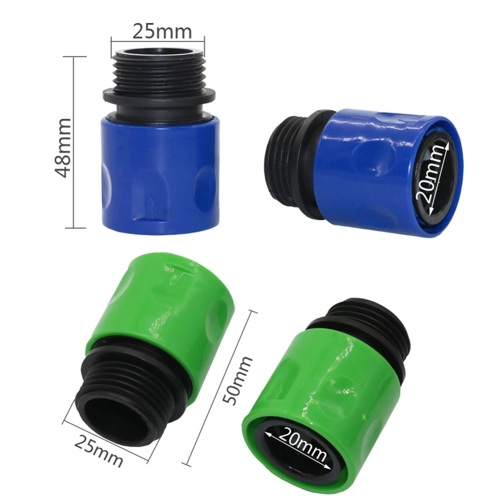 3/4 Inch American Standard/European Standard Female/Male Thread Quick Connectors Kit Garden Irrigation Water Connectors