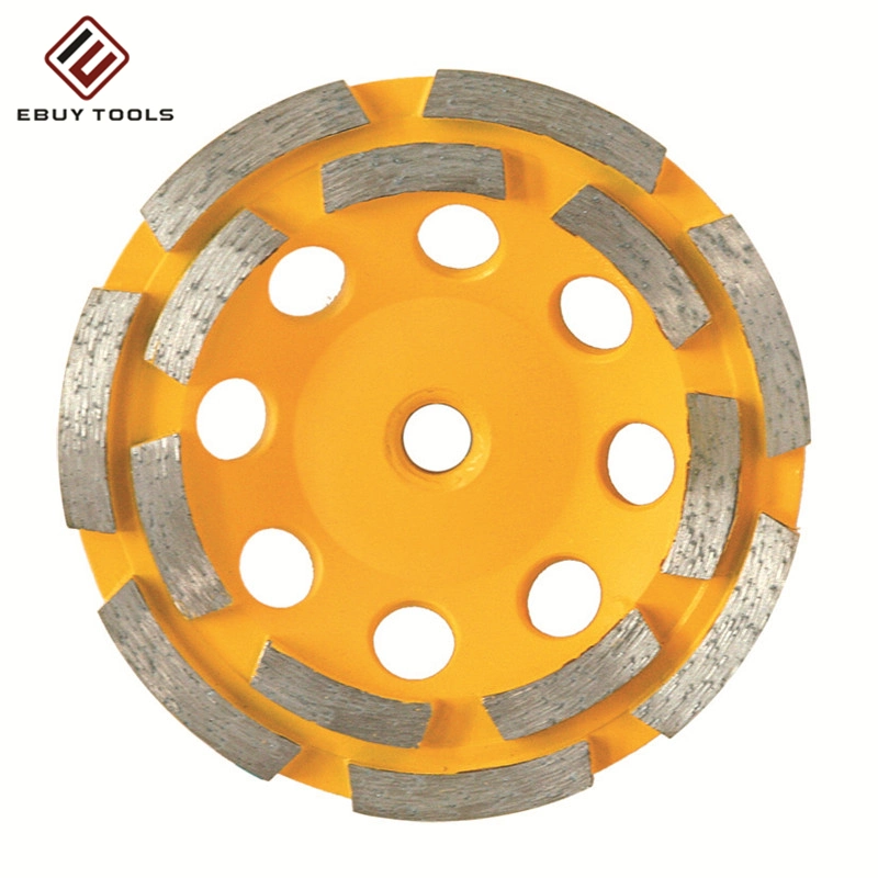 4.5inch Double Row Diamond Cup Wheel Grinding Stone/Concrete