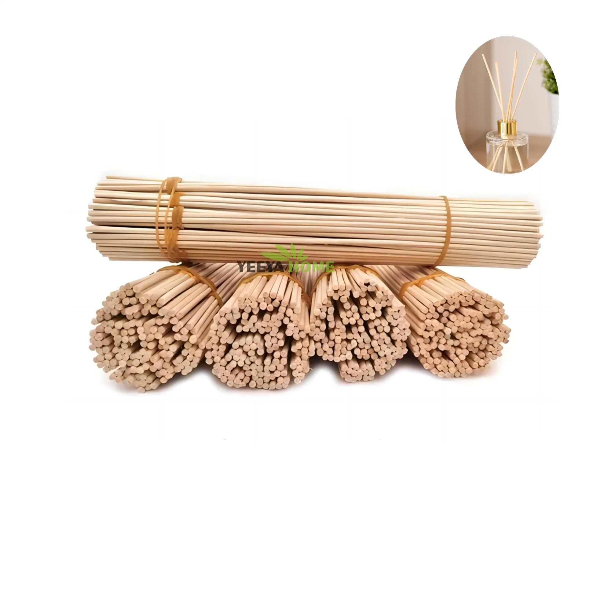 Fragrância home óleo essencial óleo colorido rotim Reed Diffuser sticks