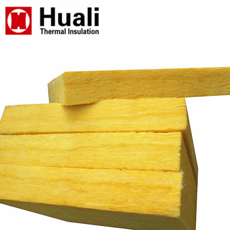 Fiberglass Duct Rigid Wool Insulation Glasswool Panel Board for Acoustic Panels