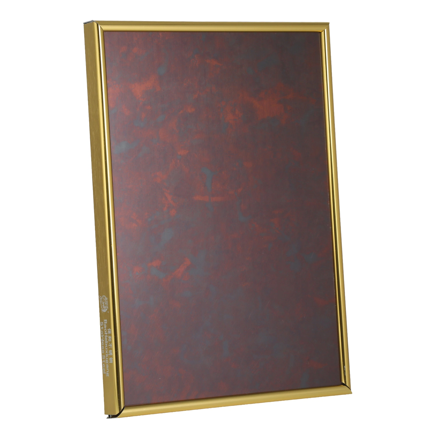 Super Mirror Brass 316 304 Color Stainless Steel Board Blank Elevator Sheet for Laser Engraving