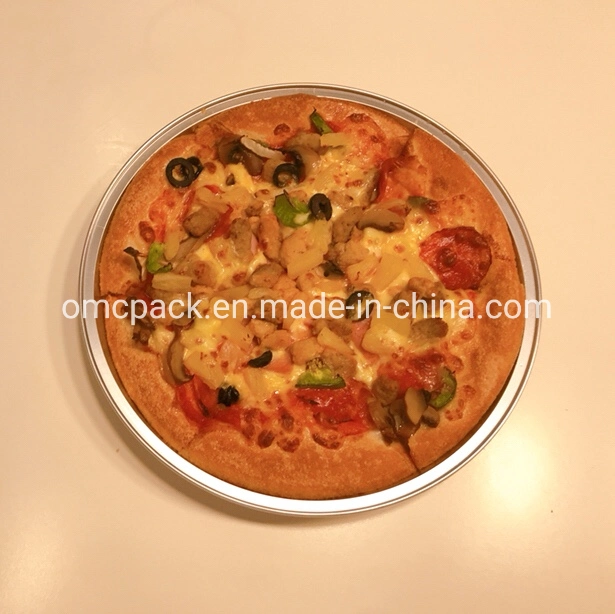 9,5 pulgadas hogar lámina redonda pan de pizza, Pizza duradera bandeja