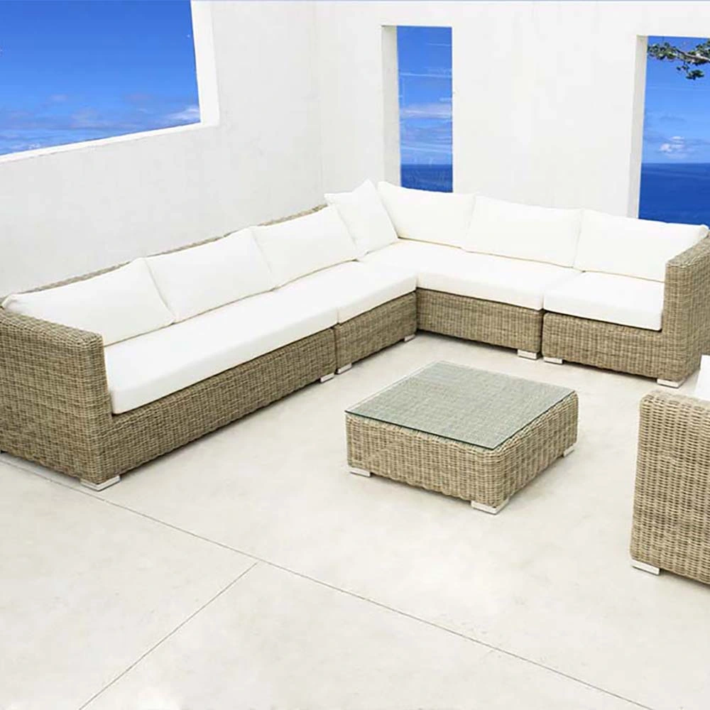 Modern Leisure Wholesale/Supplier Custom Outdoor Garden Patio Home Rattan Sofa Set Furniture