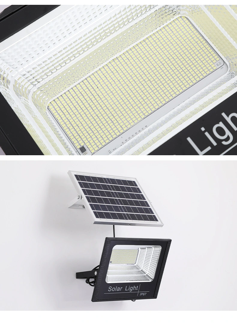 LED Solar Light 10000mAh with Solar Panel Large Battery Capacity IP67 Super Bright Outdoor Indoor Flood Lights Street Lamp