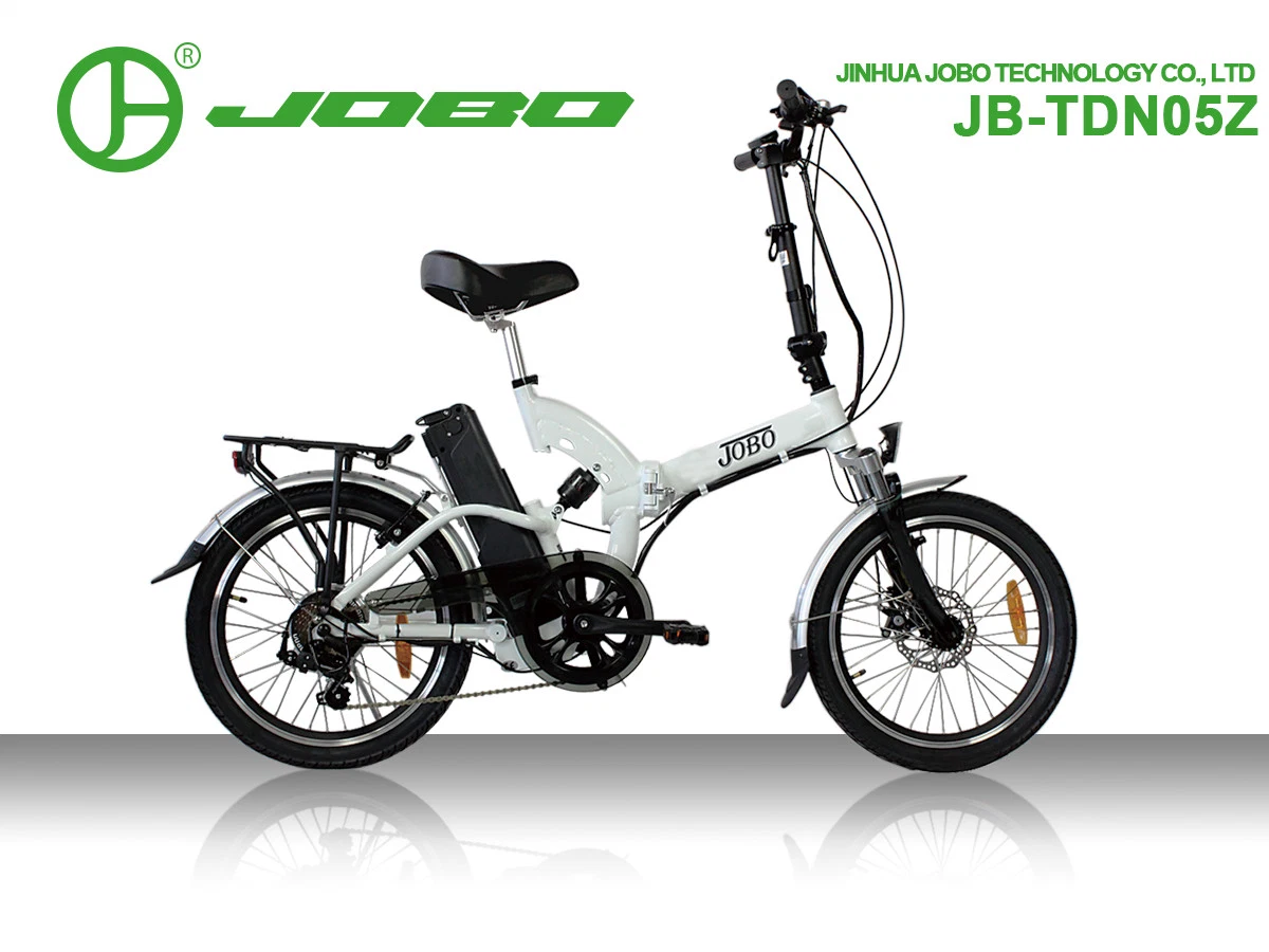 CE En15194 Jobo JB-Tdn05z تعليق كامل الدراجة الكهربائية القابلة للطي 20 بوصة