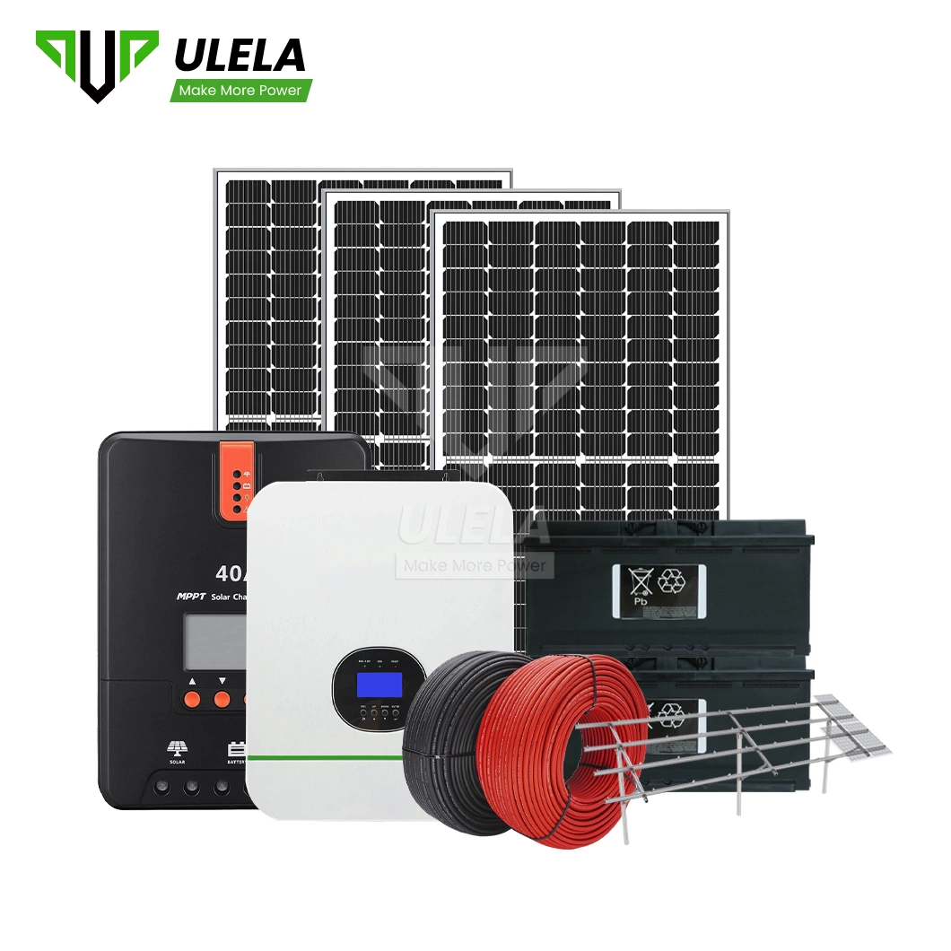 Fabricants de systèmes d'énergie solaire 100 kw Ulela Custom 40 kw Off Grid Système solaire Chine PV énergie solaire