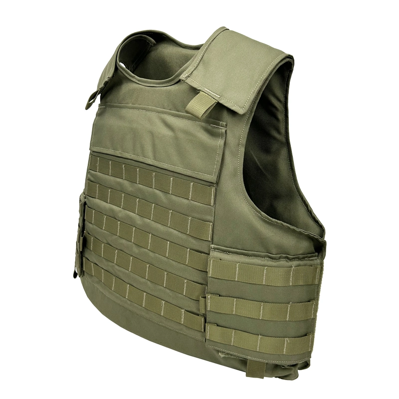 Army Green Police Body Armor Style Safety Protection Equipment Conceal Tactical Ballistic Bulletproof Vest