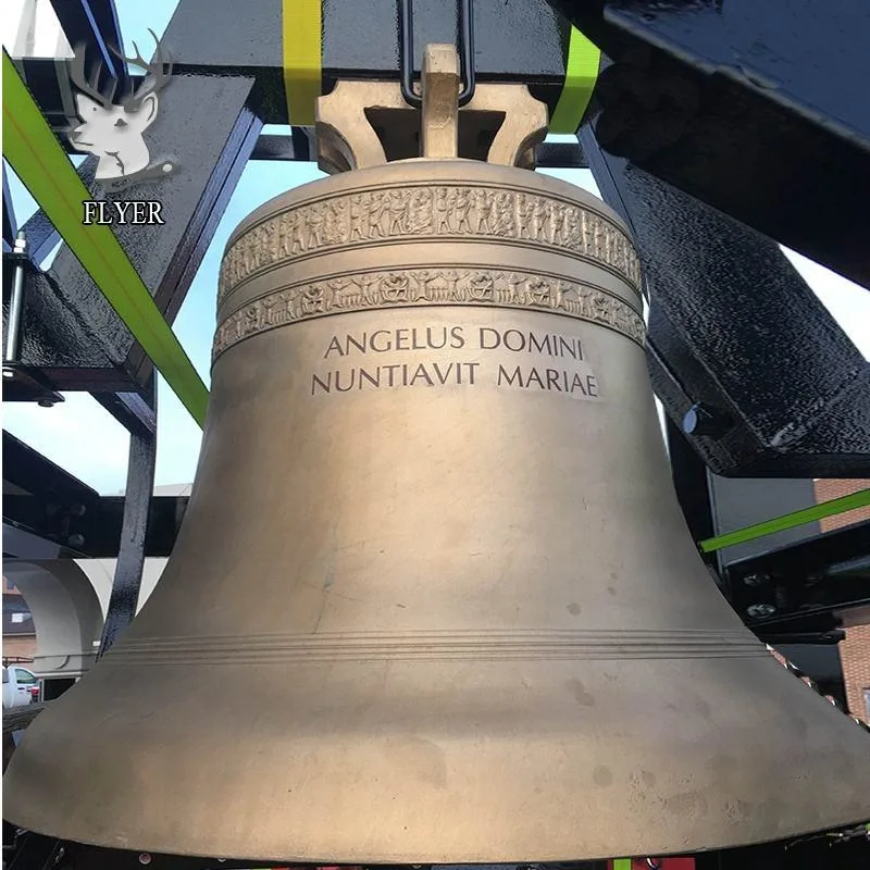 Decoração personalizada Exterior Metal Grande bronze Igreja Bell para Venda