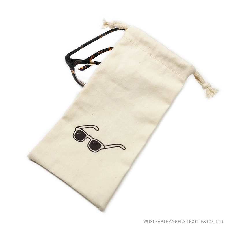 Customized Logo Printed Cotton Eyeglasses Gift Glasses Packing Pouch