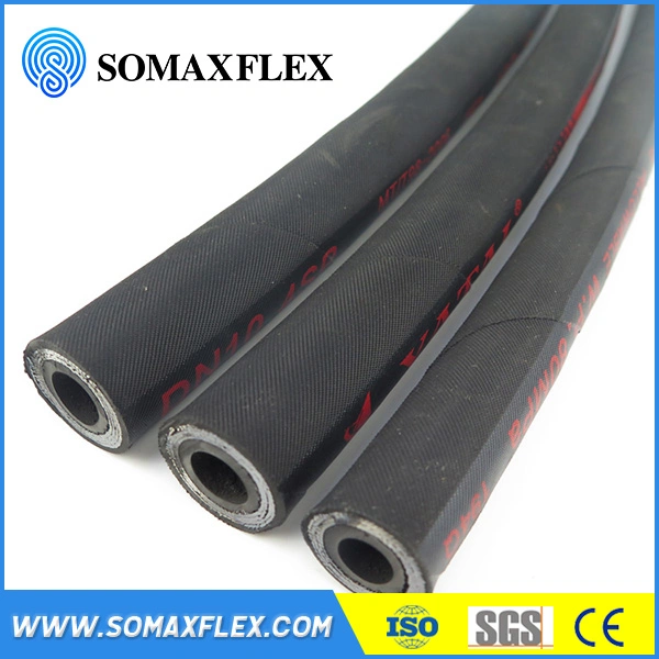 En856/DIN 4sp 32mm 1-1/4 Inch Steel Wire Spiral High Pressure Hydraulic Rubber Hose Manufacturers