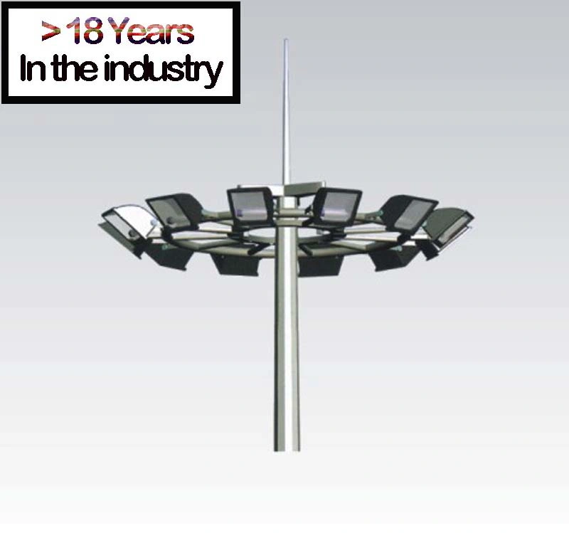 Flood Lighting Pole/Stadium Lighting Pole/High Mast with Lowering System