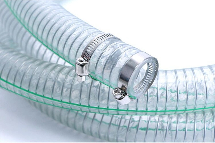 Original Factory Price Industrial Transparent Pipe Non Toxic 1 2 3 4 5 6 8" 10 Inch PVC Delivery Wire Reinforced Suction Hose for Sale