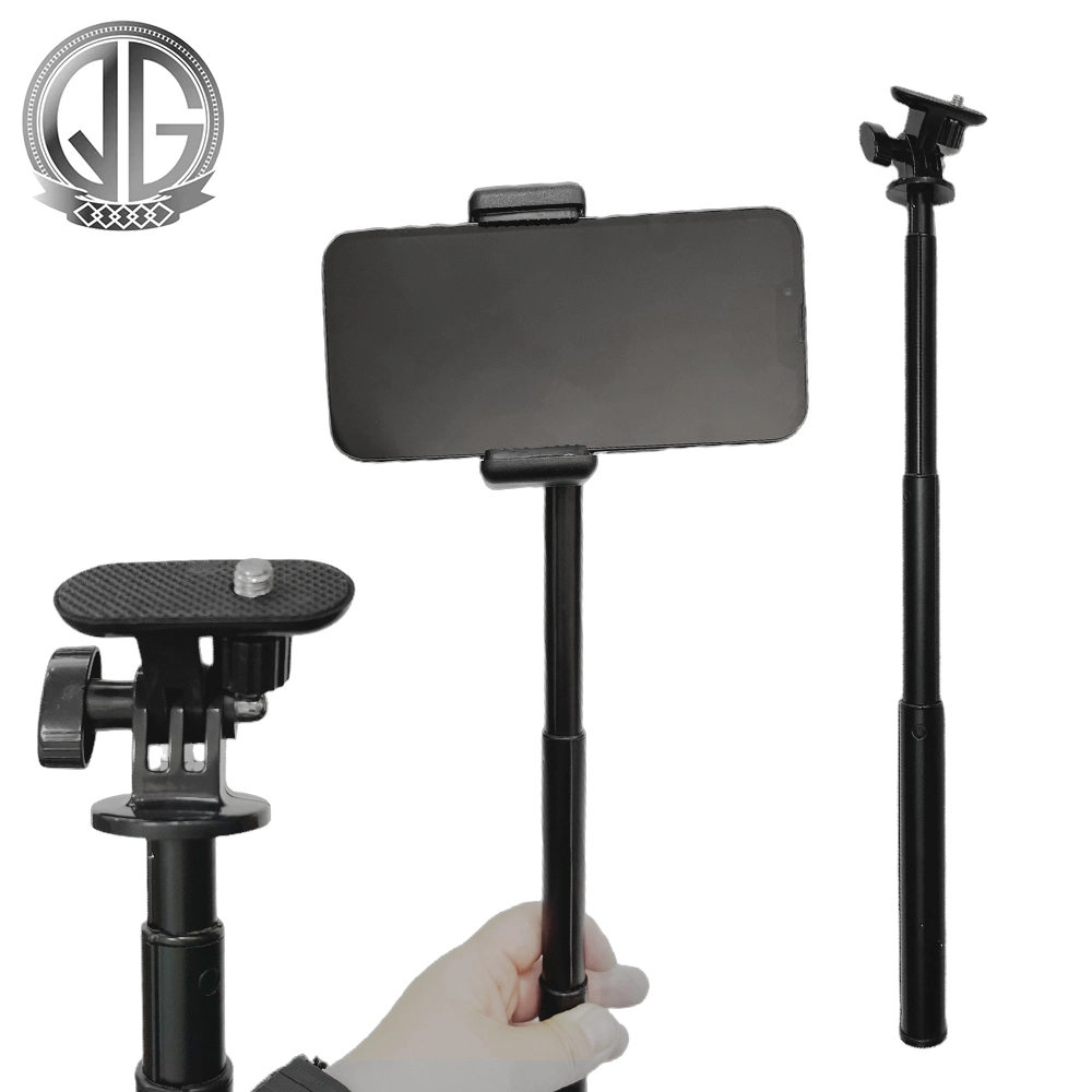 2m de extensión portátil Fibra de carbono Barra telescópica para Selfie Stick