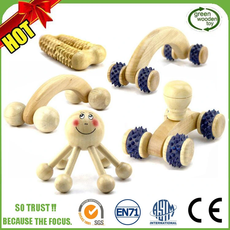 OEM High quality/High cost performance  Personal Roller Wooden Body Foot Massager