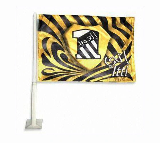 New Design High Quality Promotional Polyester Car Flag