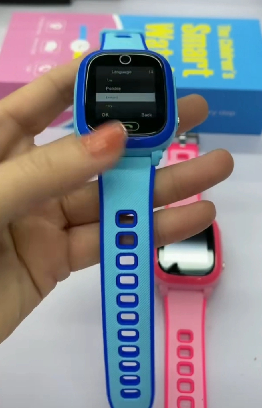Fashion Gift (Y96S) Dual Camera High Resolution Screen Children Smart Watch
