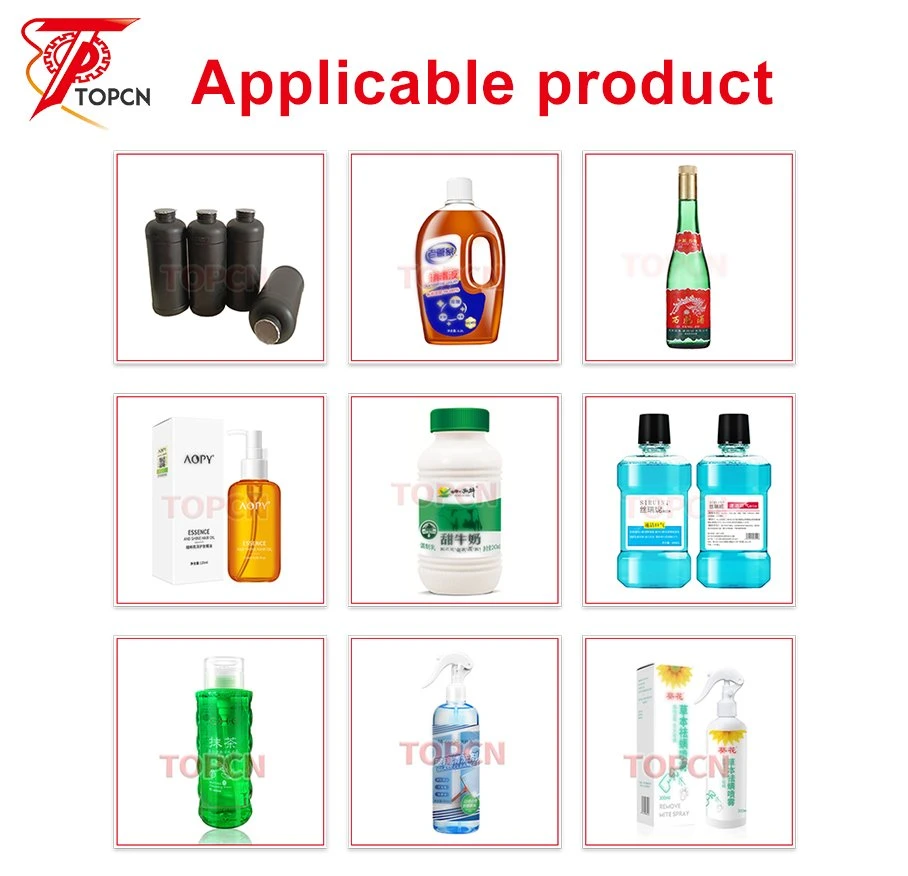 6 Heads Automatic Magnetic Pump Drinks Juice Olive Engine Oil Bottle Foaming Liquid Dish Washing Soap Cosmetics Filling Machine
