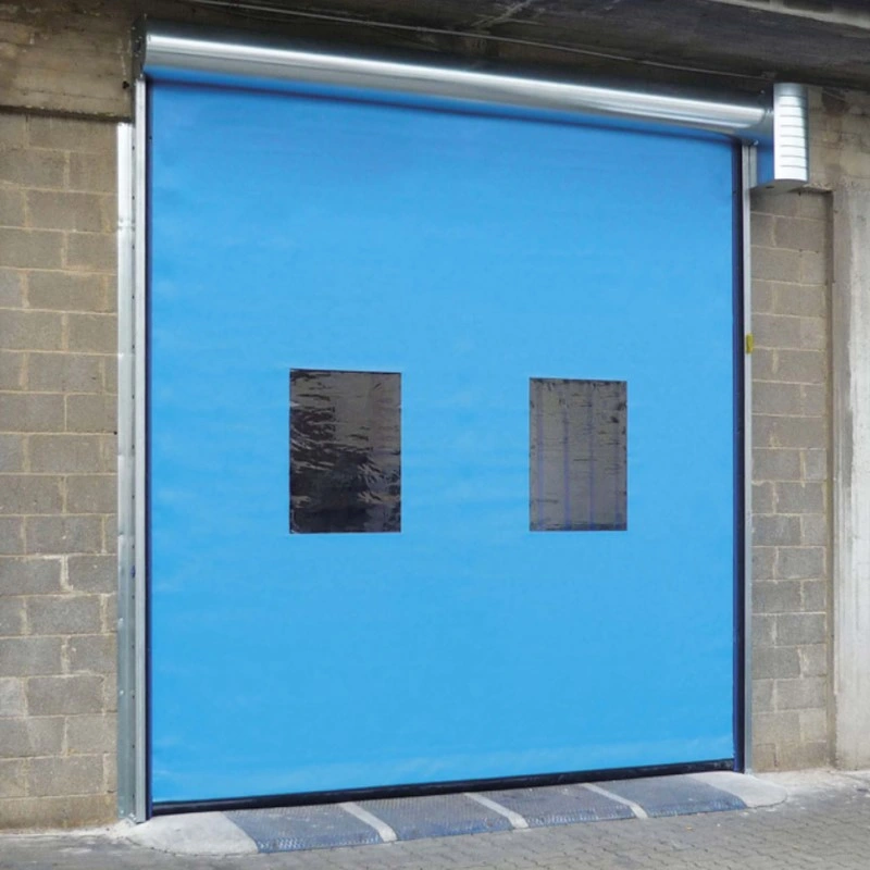 Zipper Type Airtight Rapid Roller Shutter Door for Positive Pressure