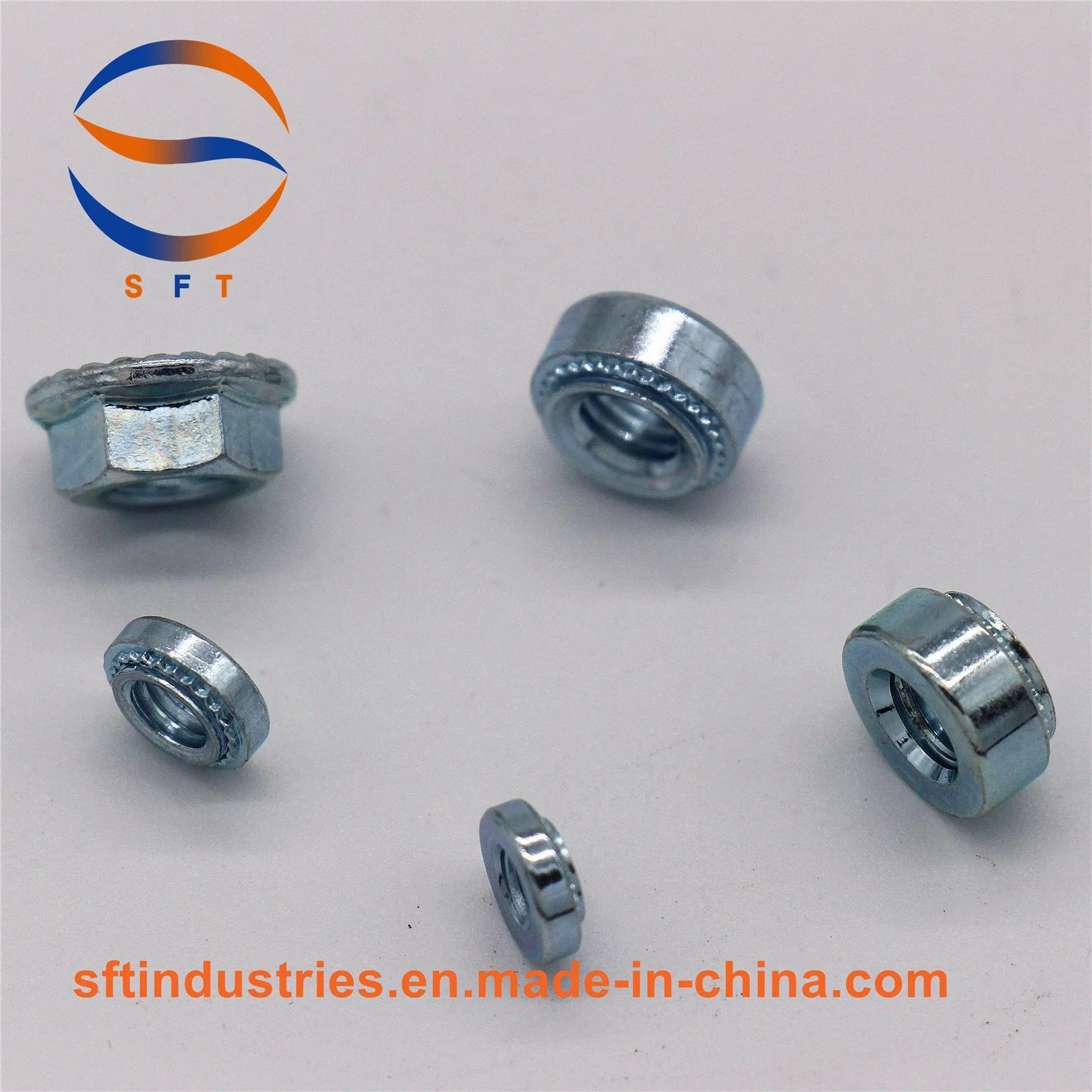 M4 Carbon Steel Zinc Plating Self Clinching Nut ISO13918