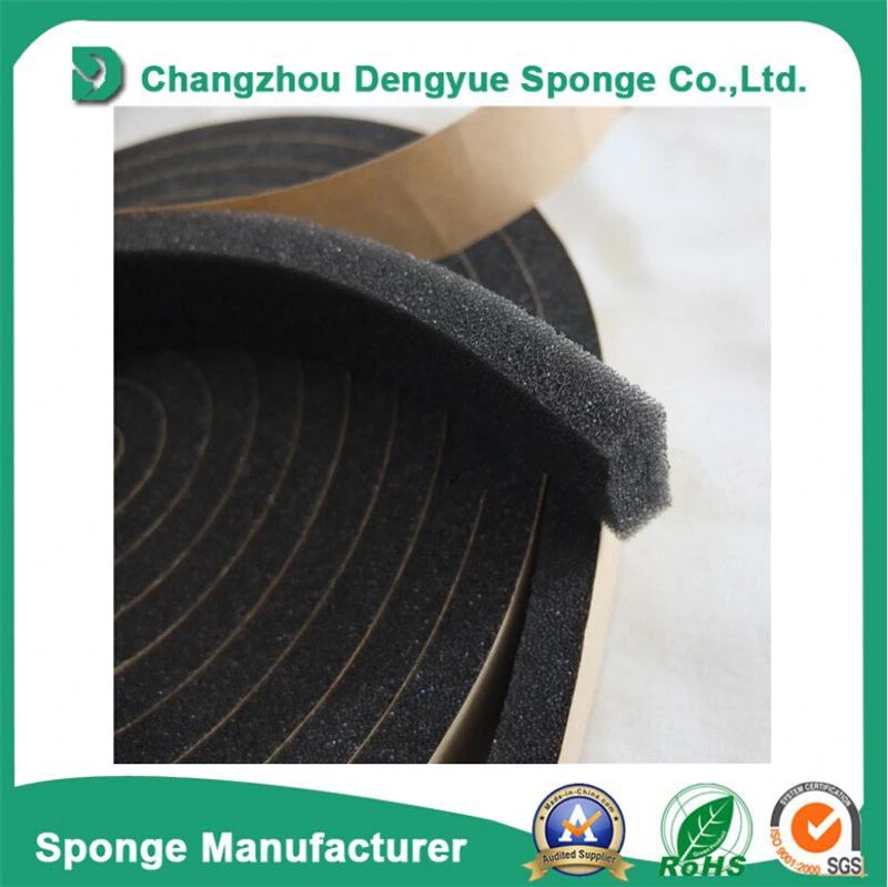 Adhesive Using Seal up Anti Aging NBR EPDM Cr Sponge Rubber Door Glass Seal Strips