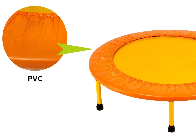 Enfants articles de terrain de jeu intérieur petit trampoline rond avec filet pour enfants Jouets Trampoline de sécurité à haute élasticité