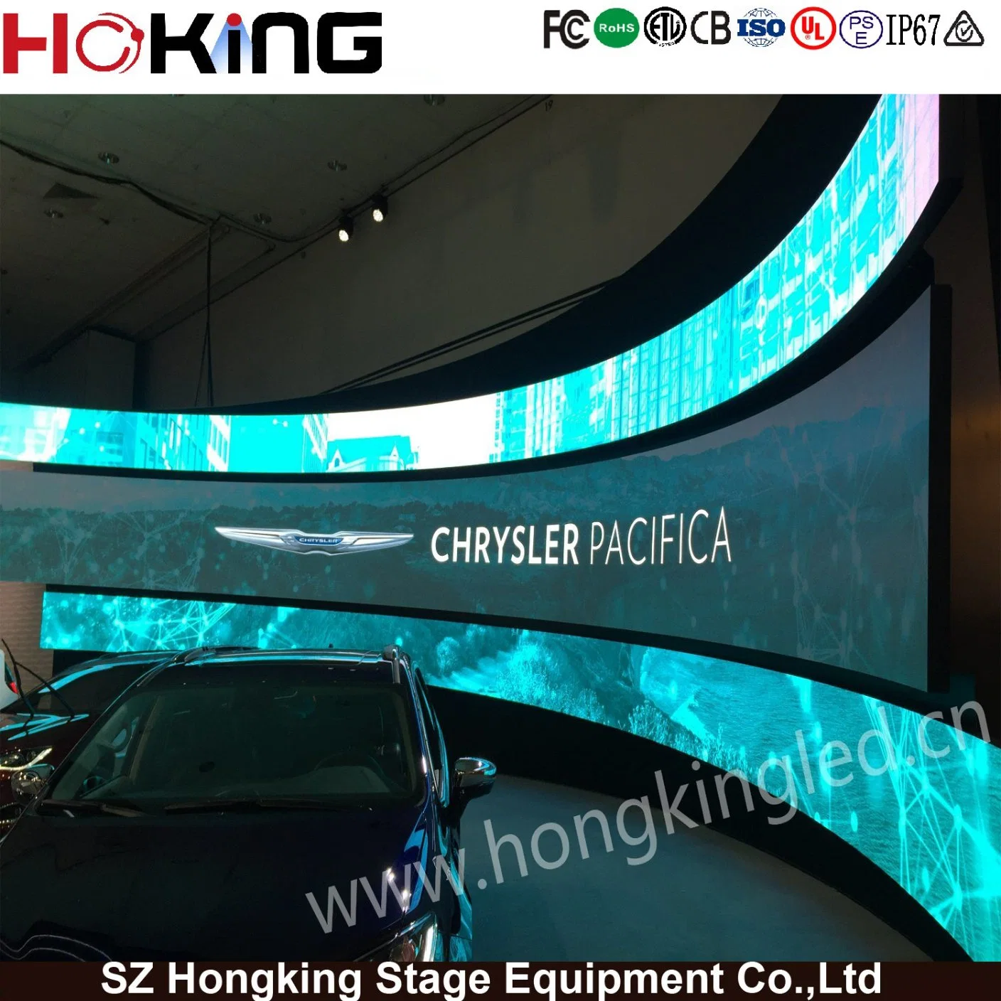 High Definition P4 Indoor Rental LED Display Background