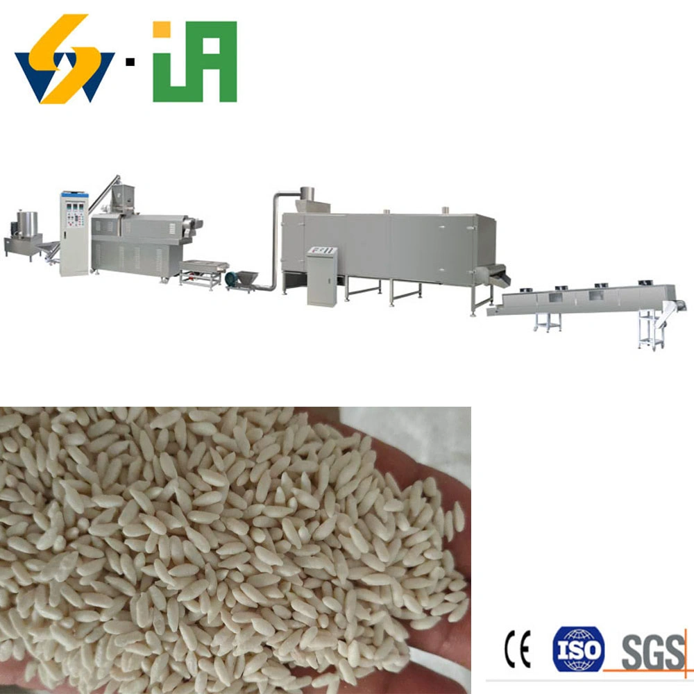 Alimentos orgánicos Instant arroz línea de producción Máquinas Micro-nutriente arroz fortificado Equipo de planta de producción