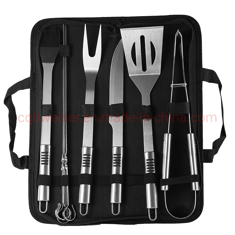 BBQ Barbecue Tool Set Stainless Steel Frosted Non-Slip Handle