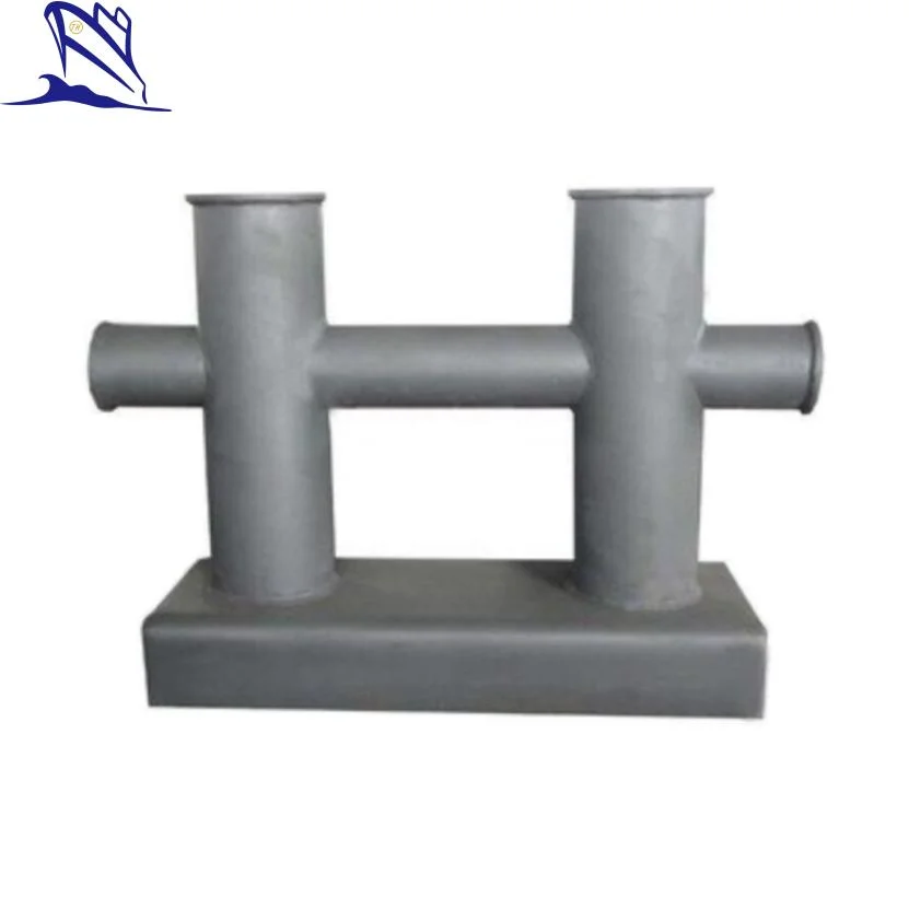 High Quality Cast Steel Marine Mooring Double Bollard