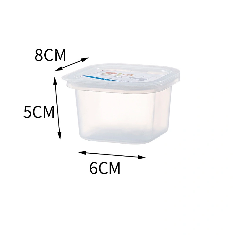 Kitchen Transparent Tape Lid Kitchen Food Freezer Storage Box