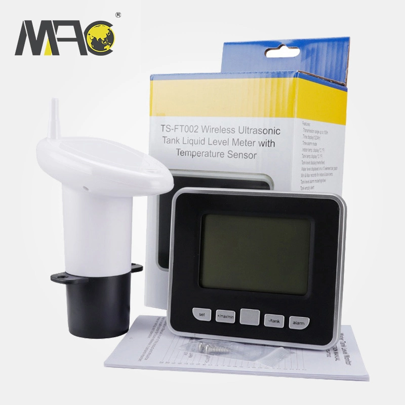 Macsensor High quality/High cost performance  Wireless Digital Ultrasonic Fluid Water Tank Level Meter Sensor