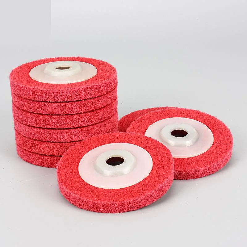 Wholesale/Supplier High quality/High cost performance  Round Shape Nylon Polishing Wheel Grinding Wheel Non Woven Buffing Wheel