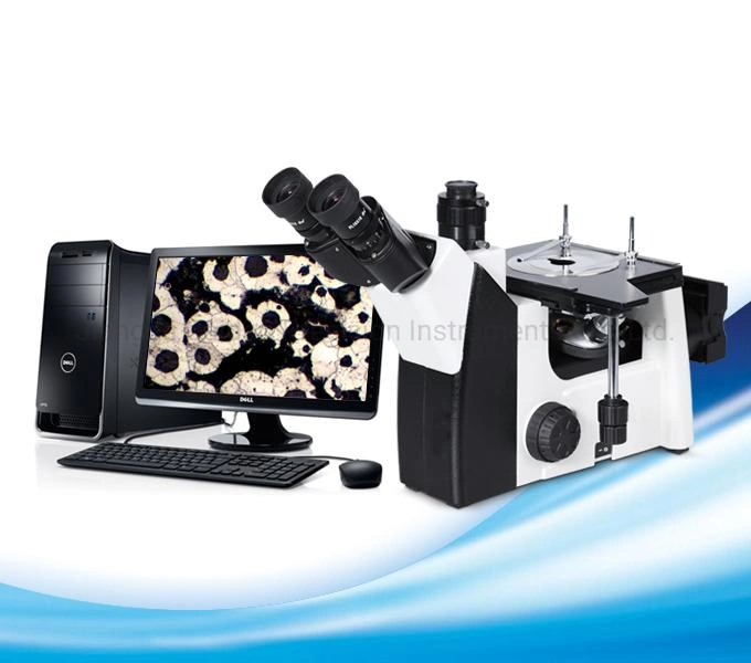 Laboratory Instrument Inverted Metallurgical Microscopes Support Microscope Camera Intc-L200HD