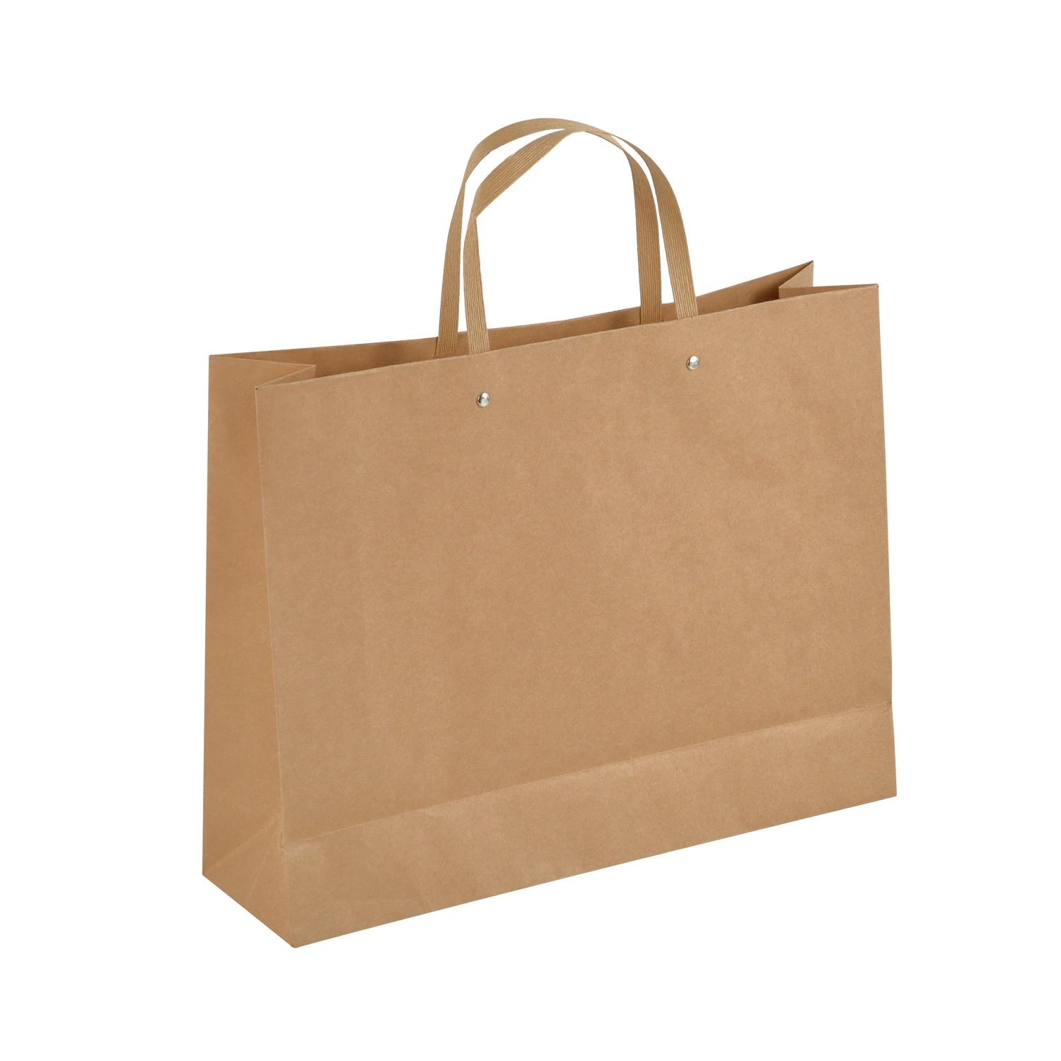 High quality/High cost performance  Customized Design Handle Kraft Paper Shopping Bag with Logo Printed