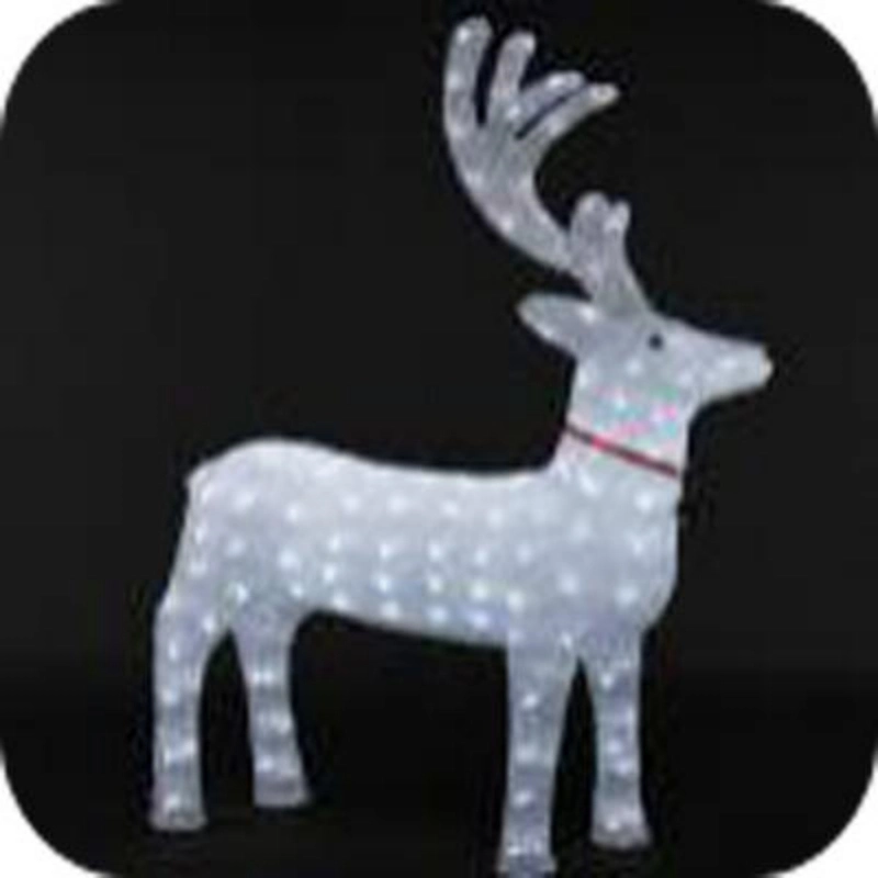 White Color LED Christmas Deer Shape Light Decoration