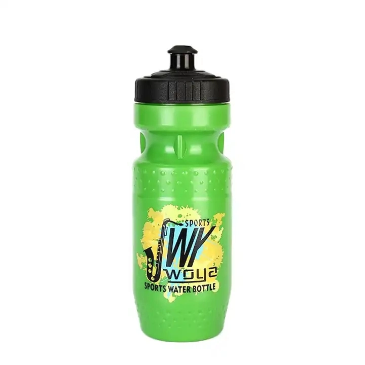 600ml HDPE / LDPE Kunststoff Sport Flasche, umweltfreundliche BPA-freie Flasche, auslaufsicher Kundenspezifische Logo Gym Wasserflasche, Werbegeschenk Wasserflasche