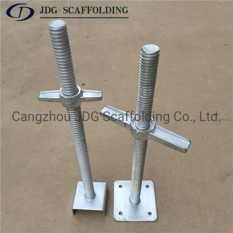 Scaffold Telescopic Stand Support Solid U Jack Base Screw Jack for Formwork Construction