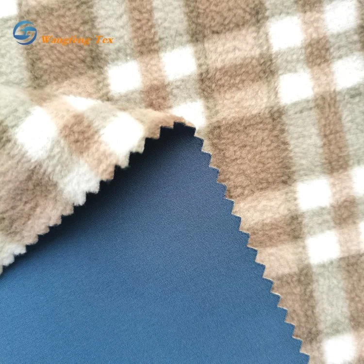 Polyester Fleece Compound die vier Wege Stretch-Stoffe, wasserdicht und atmungsaktiv