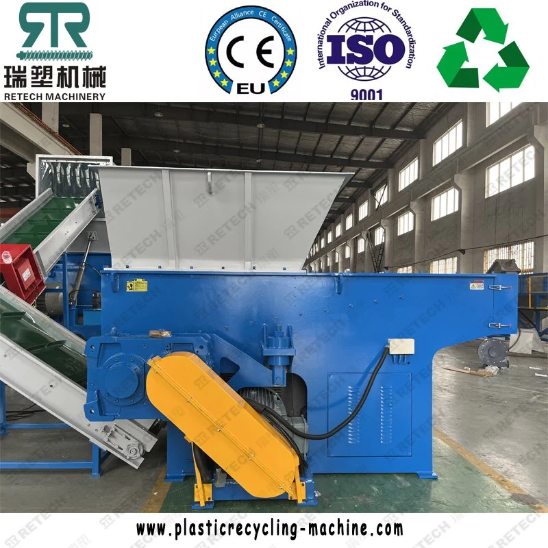 CE Standard HDPE Bottle Drum Box Rigid Smart Plastic Recycling Crushing Washing Drying Line