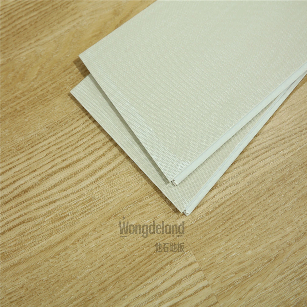 Madera contrachapada grano resistente al desgaste PVC SPC vinilo de clic Tabla con bloqueo para decoración de dormitorio