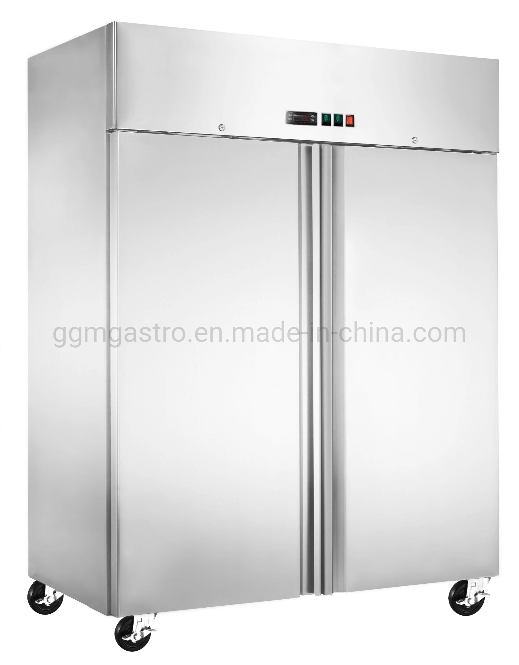Kitchen Refrigeration Equipment 2 Doors Refrigerator Commercial Freezer