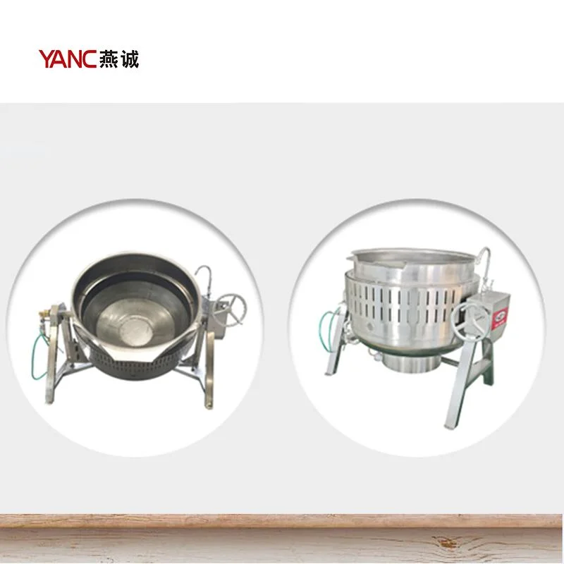 Made in China 100-600L Commercial Kitchen Cooker Ground Beef Cooker Industrial Soup Kettle