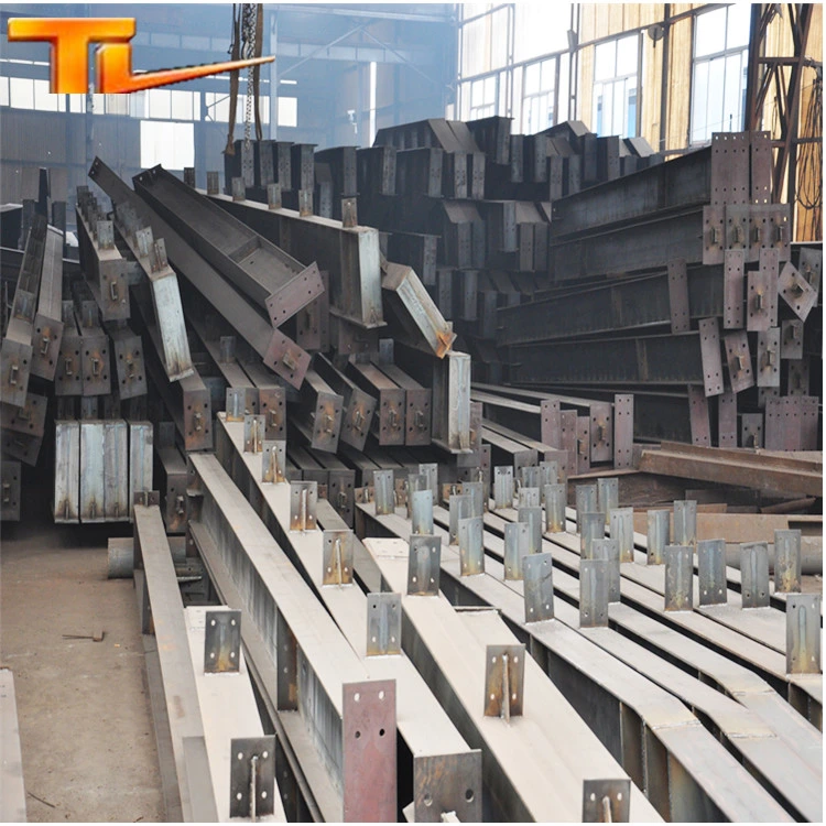 Steel Column of Steel Structure Workshop / Prefabricated Industrial Metal Frame Shed Buildings