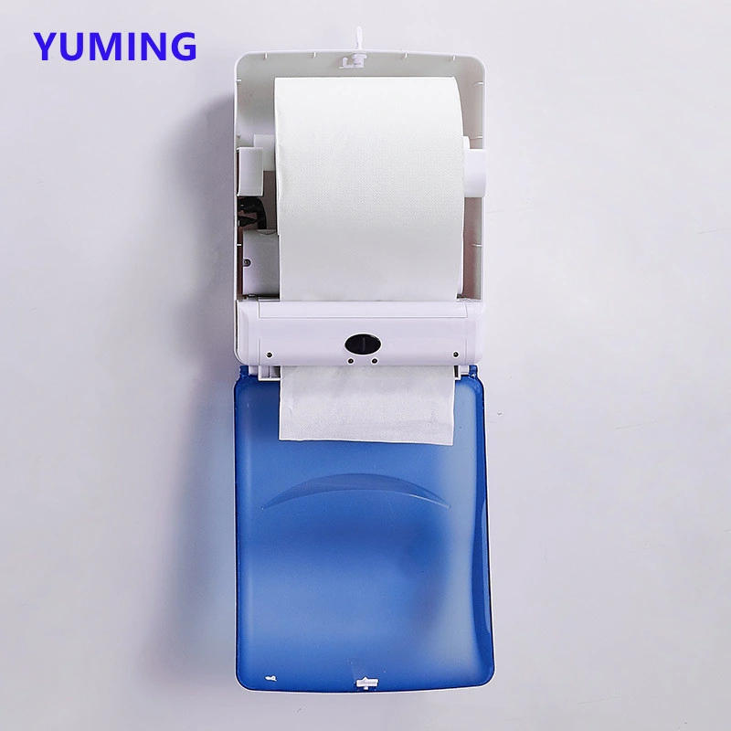 White Automatic Sensor Hand Roll Paper Dispenser for Public Washroom